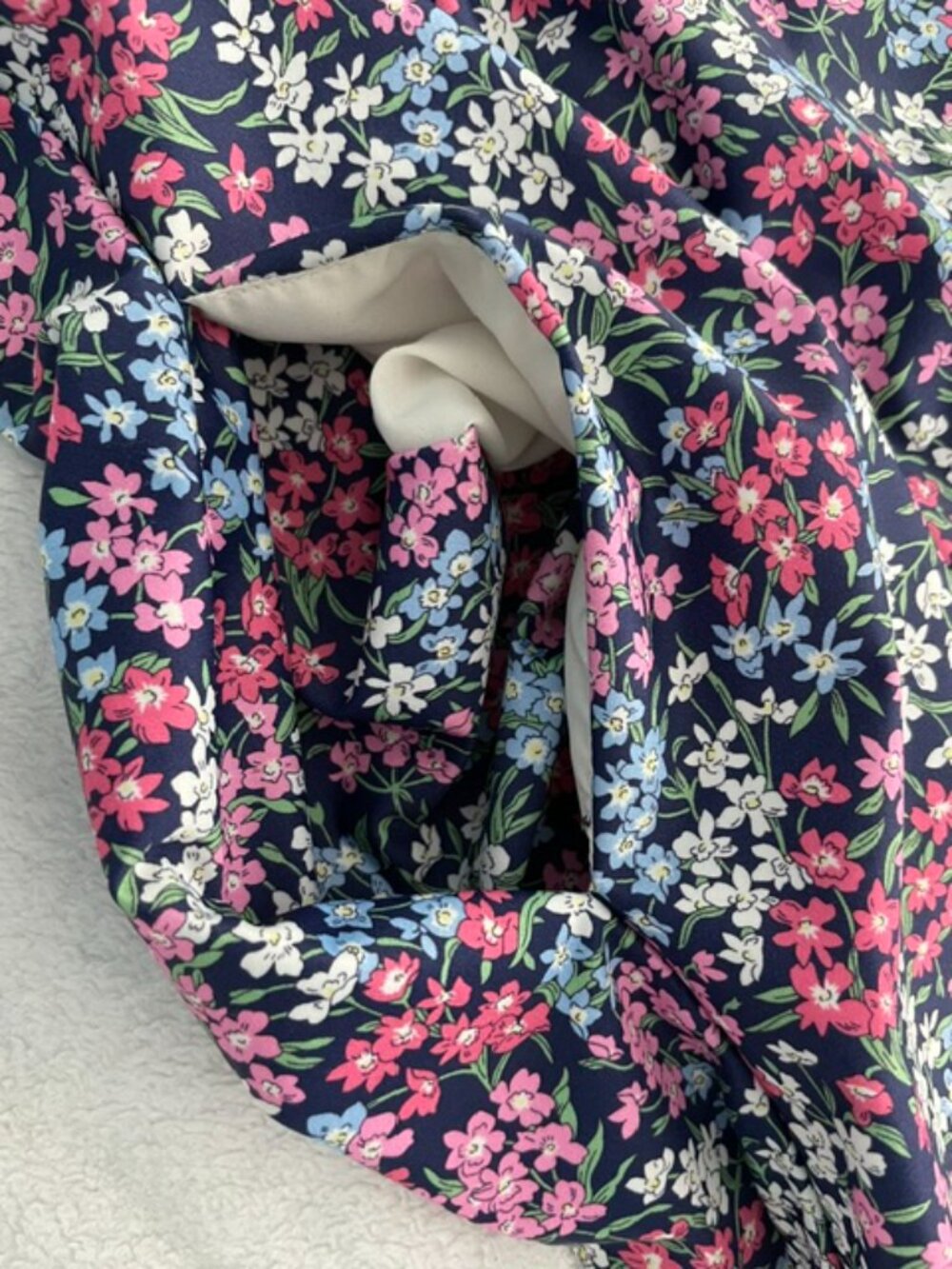 Sea New York Floral Shift Dress Small Retro Pockets Feminine RARE Flowers $495 - Picture 10 of 15